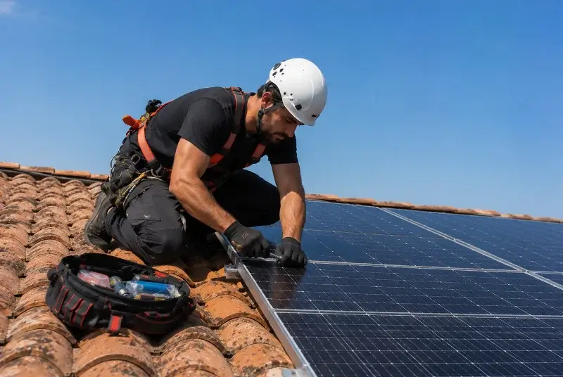 Maintenance et monitoring de panneaux solaires à Châtillon
